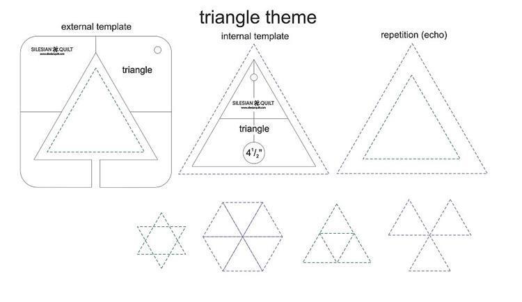 triangle quilting
